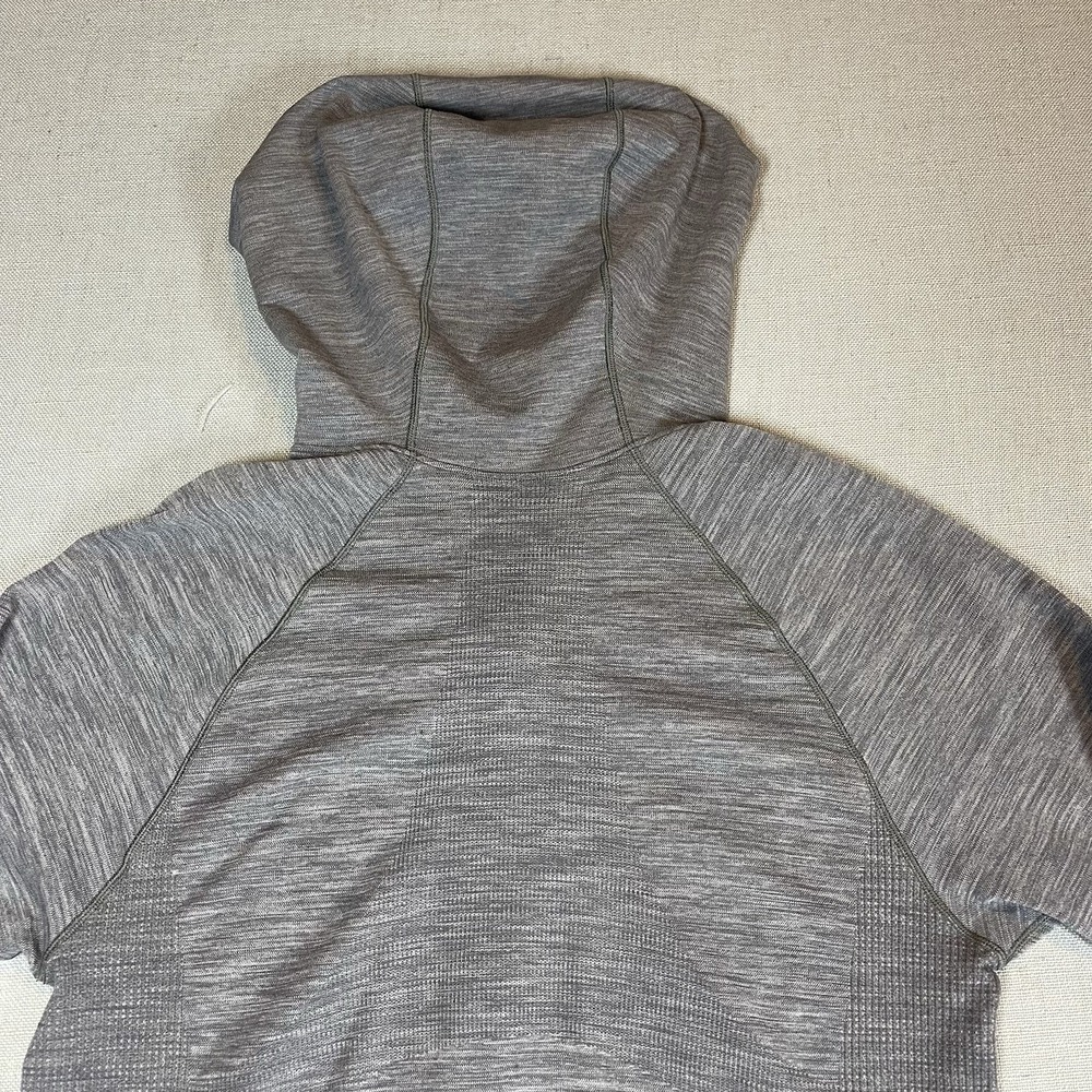 Lululemon Swiftly Tech 1/2 Zip Pullover Women's 8-10 Gray Gym Athleisure Stretch - Picture 7 of 9